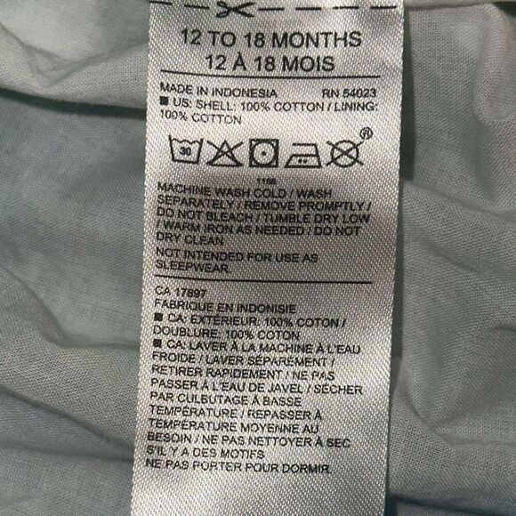 Janie and Jack Romper Toddler Girl 12-18 months - Picture 4 of 10